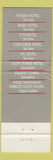 Matchbook Cover - Basel Group Hotels Tel Aviv Israel WEAR