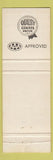 Matchbook Cover - Ambassador Motor Lodge Perrysburg? OH WEAR