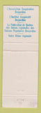 Matchbook Cover - Les Caisses Populaires Desjardines QC