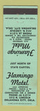 Matchbook Cover - Flamingo Motel Oklahoma City OK STAINED