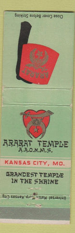 Matchbook Cover - Shriners Club Kansas City MO WEAR