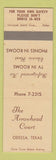 Matchbook Cover - Arrowhead Court Motel Odessa TX WEAR