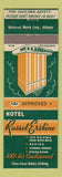 Matchbook Cover - Hotel Russel Erskine Huntsville AL