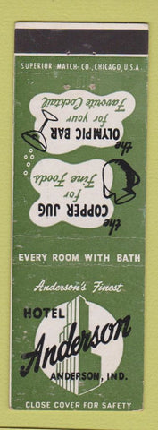 Matchbook Cover - Hotel Anderson IN