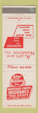 Matchbook Cover - Allen Nimmons Insurance Alton IL