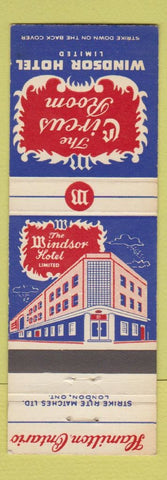 Matchbook Cover - Windsor Hotel Circus Room Hamilton ON