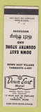Matchbook Cover - Down East Motel Yarmouth ME Moccasins