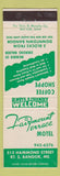 Matchbook Cover - Fairmount Terrace Motel Bangor ME