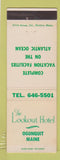 Matchbook Cover - Lookout Hotel Ogunquit ME