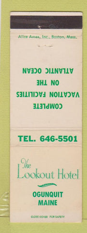 Matchbook Cover - Lookout Hotel Ogunquit ME