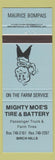 Matchbook Cover - Mighty Moe's Tire Battery Birch Hills SK