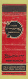 Matchbook Cover - Fred Harvey Restaurant Hollywood CA WORN