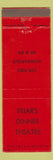 Matchbook Cover - Friars Dinner Theatre Minneapolis MN