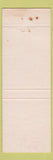 Matchbook Cover - Friars Dinner Theatre Minneapolis MN