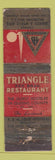 Matchbook Cover - Traingle Hof Brau Richmond Hill LI 1939 World's Fair WORN