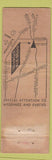 Matchbook Cover - Traingle Hof Brau Richmond Hill LI 1939 World's Fair WORN