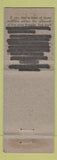 Matchbook Cover - Harrisburg to Pittsburgh Highway Diamond WEAR