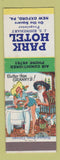 Matchbook Cover - Park Hotel New Oxford PA hillbilly