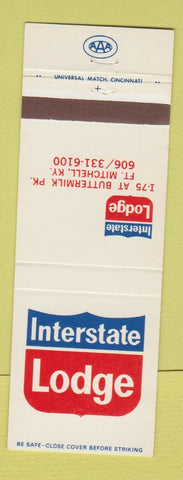 Matchbook Cover - Interstate Lodge Fort Mitchell KY