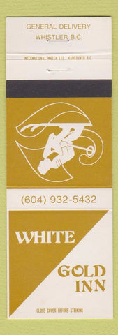 Matchbook Cover - White Gold Inn Whistler BC skiing