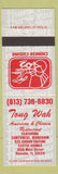 Matchbook Cover - Tong Wah Chinese Restaurant Dunedin FL