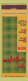 Matchbook Cover - MacArthur Hotels Venice FL Ironton OH Pierre SD Biloxi MS
