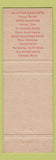 Matchbook Cover - MacArthur Hotels Venice FL Ironton OH Pierre SD Biloxi MS