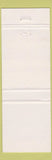 Matchbook Cover - Avanti Italian Toronto ON