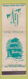 Matchbook Cover - Stuart's Green Valley Restaurant Ottawa ON WORN