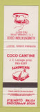 Matchbook Cover - Coco Cantine Alimentation Coco