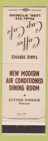 Matchbook Cover - Coffee Cup Cafe Lusk WY