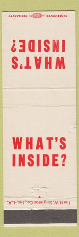 Matchbook Cover - Twin Mountain Trading Post Canon City Colorado WEAR