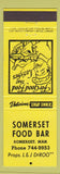 Matchbook Cover - Somerset Food Bar MB