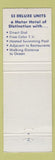 Matchbook Cover - Plaza Marina Motel Oxnard CA
