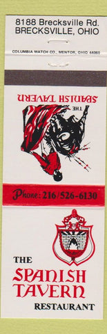 Matchbook Cover - Spanish Tavern Restaurant Brecksville OH