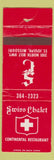 Matchbook Cover - Swiss Chalet Restaurant St Joseph MO