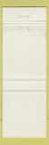 Matchbook Cover - Bellevue Restaurant QC
