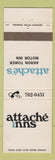 Matchbook Cover - Attache Inns Akron OH
