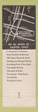 Matchbook Cover - Attache Inns Akron OH