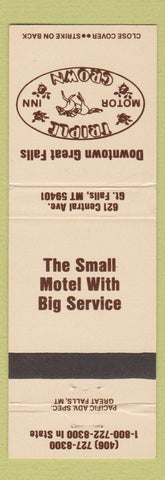 Matchbook Cover - Triple Crown Motor Inn Great Falls MT
