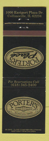 Matchbook Cover - Porter's Place Collinsville IL