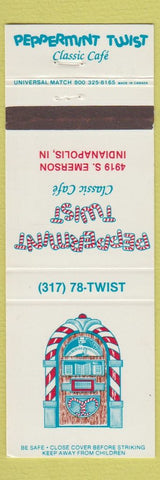 Matchbook Cover - Peppermint Twist Cafe Indianapolis IN
