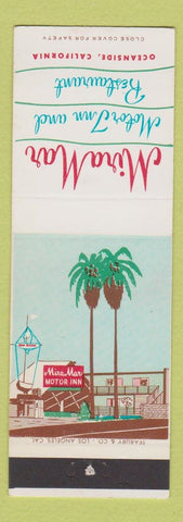 Matchbook Cover - Mira Mar Motor Inn Oceanside CA
