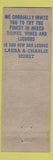 Matchbook Cover - Fort Hunter Harrisburg PA