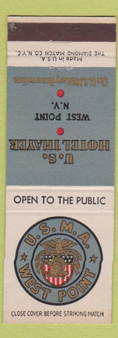 Matchbook Cover - US Hotel Thayer West Point NY