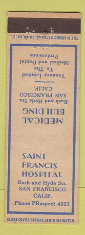 Matchbook Cover - Saint Francis Hospital San Francisco CA
