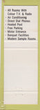 Matchbook Cover - Leonard Hotel Motor Inn St Catharines ON
