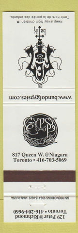 Matchbook Cover - Gypsy COOP Toronto ON