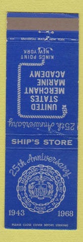 Matchbook Cover - United States Merchant Marine Academy Kings Point NY 1968