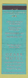 Matchbook Cover - Ozark Motel Webb City MO WORN